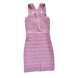 NWT Purple lavender keyhole bandage dress